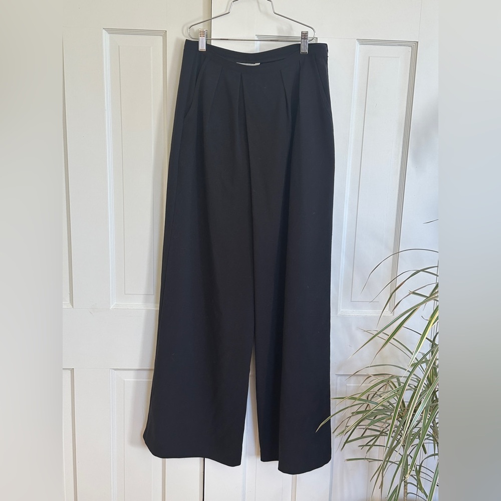 Garnet Hill Pleated Dress Pants with side zipper